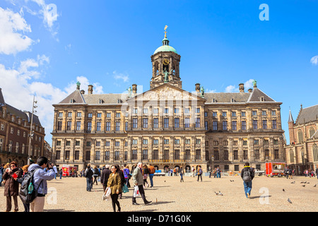 Amsterdam, Dam, Koninklijk Paleis, Nordholland, Niederlande Stockfoto