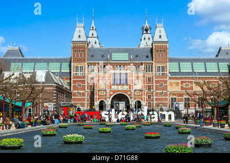 Rijksmuseum, Amsterdam, Nordholland, Niederlande Stockfoto