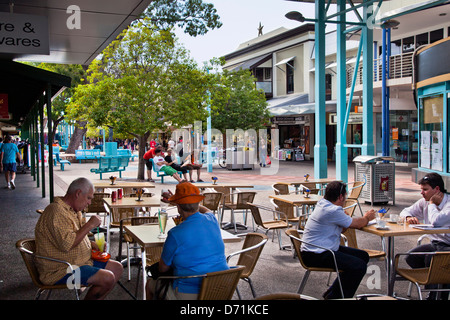 Australien, Northern Territory, Darwin, Ansicht der Smith Street Mall im Zentrum von Dawin Stockfoto