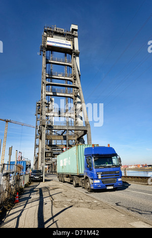 Rethe-Hebe-Brücke in Wilhelms Burg, Hamburg, Deutschland, Europa Stockfoto