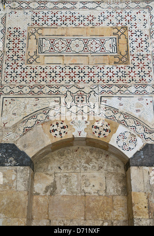 Azem Palast ("Bait Al-"Azem"), eine alte osmanische Residenz in Damaskus, Syrien. Jetzt das Museum der Volkskunst und Tradition. Stockfoto