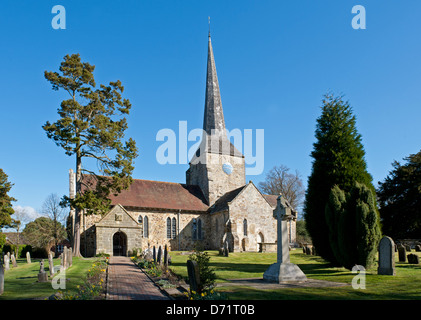 St Giles Kirche Horsted Keynes, West Sussex, UK Stockfoto