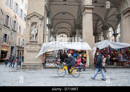 Mercato Nuovo - neuer Markt, Florenz; Italien Stockfoto