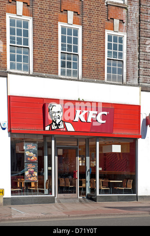 KFC-Fast Food-Kette in High Street Lage Stockfoto