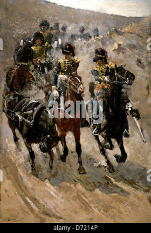 Die gelbe Riders1885 - 1886 George Hendrik Breitner 1857-1923 Niederländisch Niederlande Stockfoto