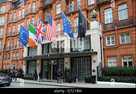 Das Claridge Hotel in Brook Street Mayfair London W1 Stockfoto