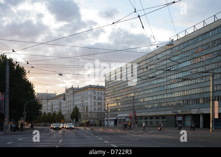 Magdeburg, Deutschland, Ernst-Reuter-Allee Center Magdeburg Stockfoto