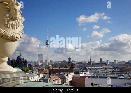 Berlin, Deutschland, Panoramablick über Berlin Mitte Stockfoto