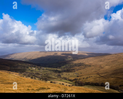 England, North Yorkshire, Yorkshire Dales National Park. Deepdale, einem abgelegenen Tal in den Yorkshire Dales National Park Stockfoto