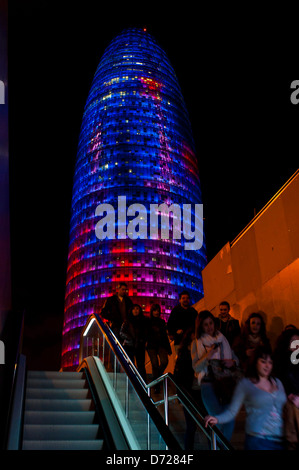 Torre Agbar, 22 @ Barcelona Katalonien, Spanien Stockfoto