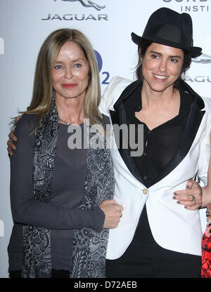 FRANCESCA GREGORIANI & BARBARA BACH EMANUEL UND DIE WAHRHEIT ÜBER FISCHE. INTERNATIONALE PREMIERE AUF DEM SUNDANCE LONDON FILM UND MU Stockfoto