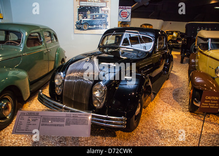 1934 Chrysler Airflow im National Automobile Museum in Reno Nevada Stockfoto