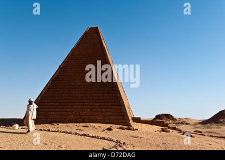 Pyramiden von Jebel Barkal, in der Nähe von Karima, Sudan Stockfoto