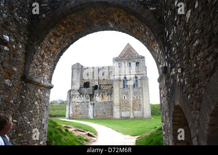 Schloss steigt durch den Eingang Stockfoto