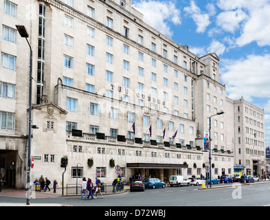 Die historischen Art-Deco-Queens Hotel, Stadtplatz, Leeds, West Yorkshire, Großbritannien Stockfoto