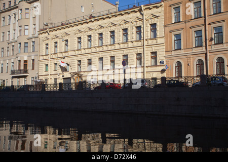 Generalkonsulat von Japan in Sankt Petersburg, Moyka River, St. Petersburg, Russland. Stockfoto