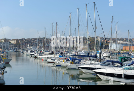 Weymouth Marina Dorset England uk Stockfoto