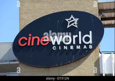 Cineworld Kinos England uk Stockfoto