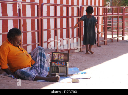 Tarot-Leser Stockfoto