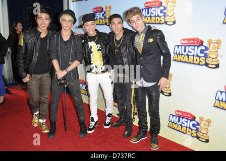 27. April 2013 - Los Angeles, Kalifornien, USA - IM5 behandelnden 2013 Radio Disney Music Awards im Nokia Theatre in Los Angeles, Kalifornien am 27. April 2013 statt. 2013. (Kredit-Bild: © D. Long/Globe Photos/ZUMAPRESS.com) Stockfoto