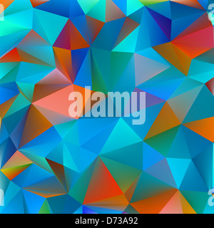 Abstrakte Orange und blau Stockfoto