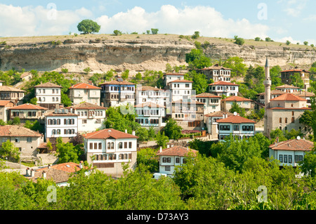 Osmanische Häuser, Safranbolu, Karabuk, Türkei Stockfoto