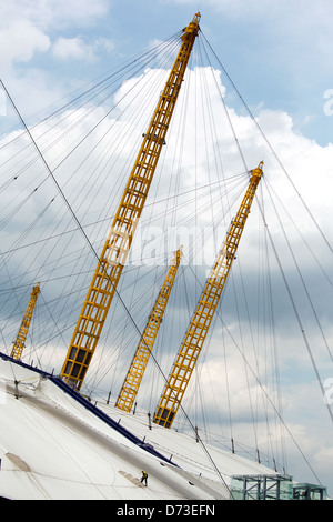 London, Vereinigtes Königreich, The O2 Arena auf der Halbinsel Greenwich Stockfoto