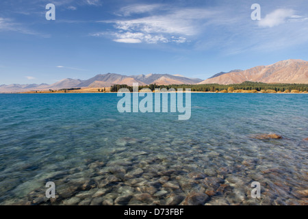 Lake Tekapo, Südinsel, Neuseeland Stockfoto