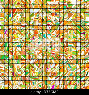 Multicolor Mosaik Hintergrund Stockfoto