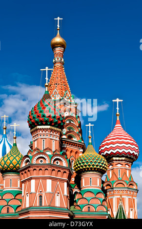 Basilius-Kathedrale in Moskau Stockfoto