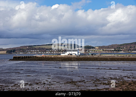 Der Eingang zu der Caledonian Canal in Inverness in Schottland Stockfoto