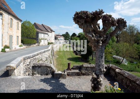 St Cernin de Labarde Dordogne Abteilung in der Region Aquitaine ein kleines französisches Dorf Süd-West-Frankreich. Stockfoto