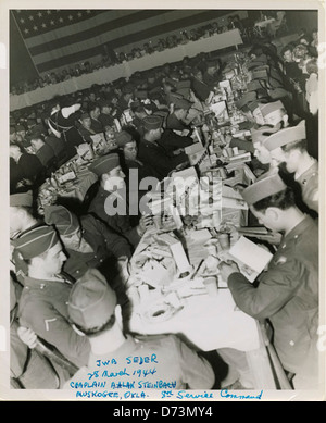 Jüdische Wohlfahrt Board Seder in Muskogee, Oklahoma Stockfoto