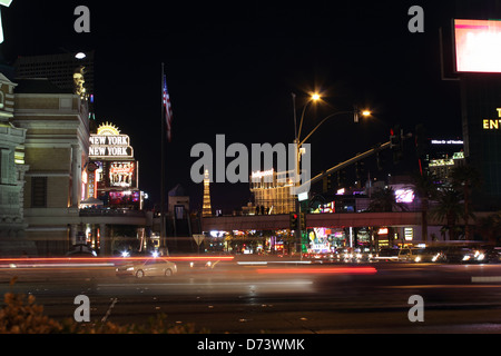 Nachtaufnahmen aus Las Vegas, Nevada, Usa, April 2013 Stockfoto