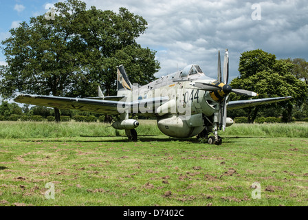 Fairey Gannet Anti-u-Boot-Flugzeugen auf Flugzeugträgern Stockfoto