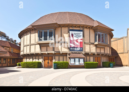 Old Globe Theater in Balboa Park San Diego Kalifornien wurde von Richard Requa entworfen, gebaut im Jahre 1935, Post-1978 umgebaut Stockfoto