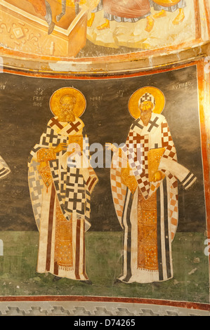 Fresken in der Kirche von Chora, Edirnekapi, Istanbul, Türkei Stockfoto