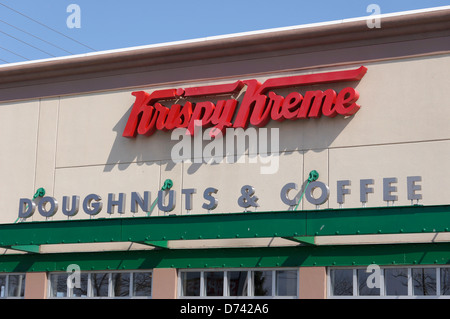 Krispy Kreme Donuts und Kaffee, Mississauga (Kernland), Ontario Stockfoto