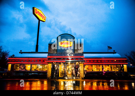 Dennys Diner und restaurant Stockfoto