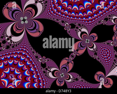 Retro 70er Jahre Stil Muster Stockfoto