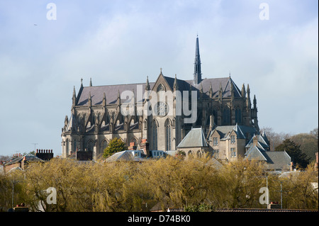 Kathedrale-Kirche unserer Dame und Str. Philip Howard, römisch-katholische Kathedrale in Arundel, West Sussex, England Stockfoto