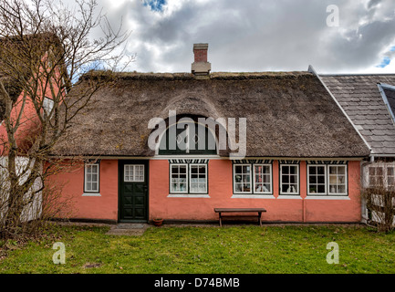 Traditionelles Haus in Sonderho auf der dänischen Insel Fanø Stockfoto