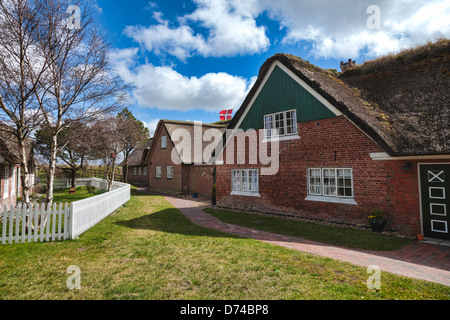 Traditionelles Haus in Sonderho auf der dänischen Insel Fanø Stockfoto