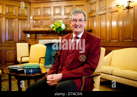 Neil Selwyn-Smith, Kapitän der Professional Golfers Association im Jahr 2013 ernannt. Bild im Edgbaston Golf Club. Stockfoto