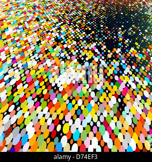Bunte abstrakte Mosaik Hintergrund Stockfoto