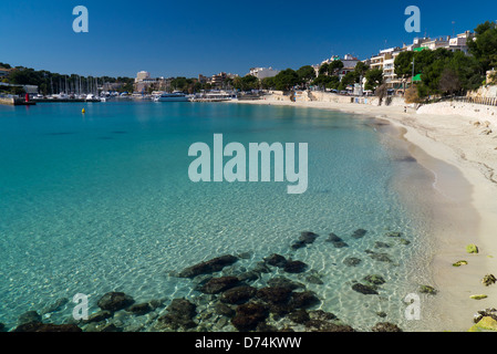 Strand von Porto Cristo, Mallorca, Spanien Stockfoto