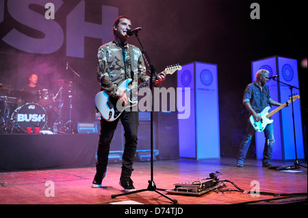 Gavin Rossdale Bush führt während Samsung AT&T Krush 2011 Sommertour an der Congress Theater Chicago, Illinois - 18.08.11 Stockfoto