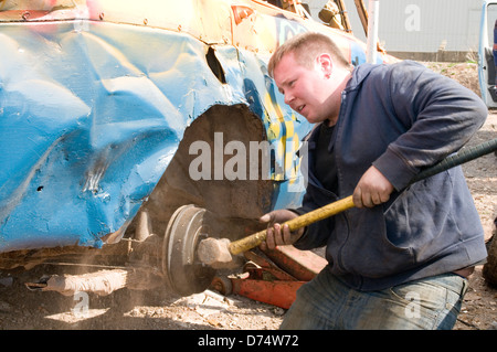 Vorschlaghammer Vorschlaghämmer Hammer Hammer Schlitten Stockfoto