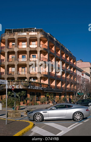 Hotel Atlantic, Arona, Lago Maggiore, Piemont, Italien Stockfoto