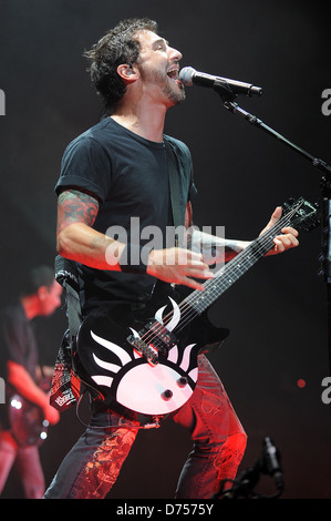 Sully Erna Godsmack führt um die Rockstar Energy Drink Mayhem Festival Cruzan Amphitheater West Palm Beach, Florida, USA- Stockfoto